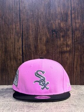 NWT New Era 9FIFTY Chicago White Sox Pink Black Snapback Hat OSFA
